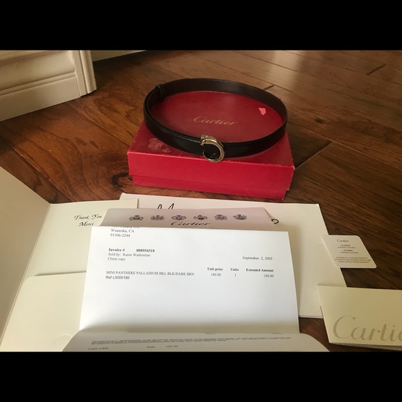 SOLD!!! Authentic Cartier belt - Picture 3 of 6